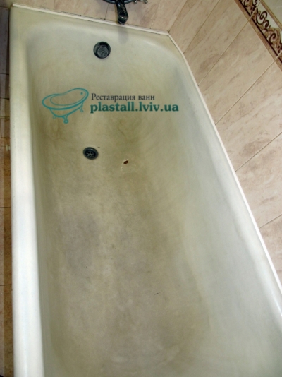 Покрытие ванны жидким акрилом в Стрыю
